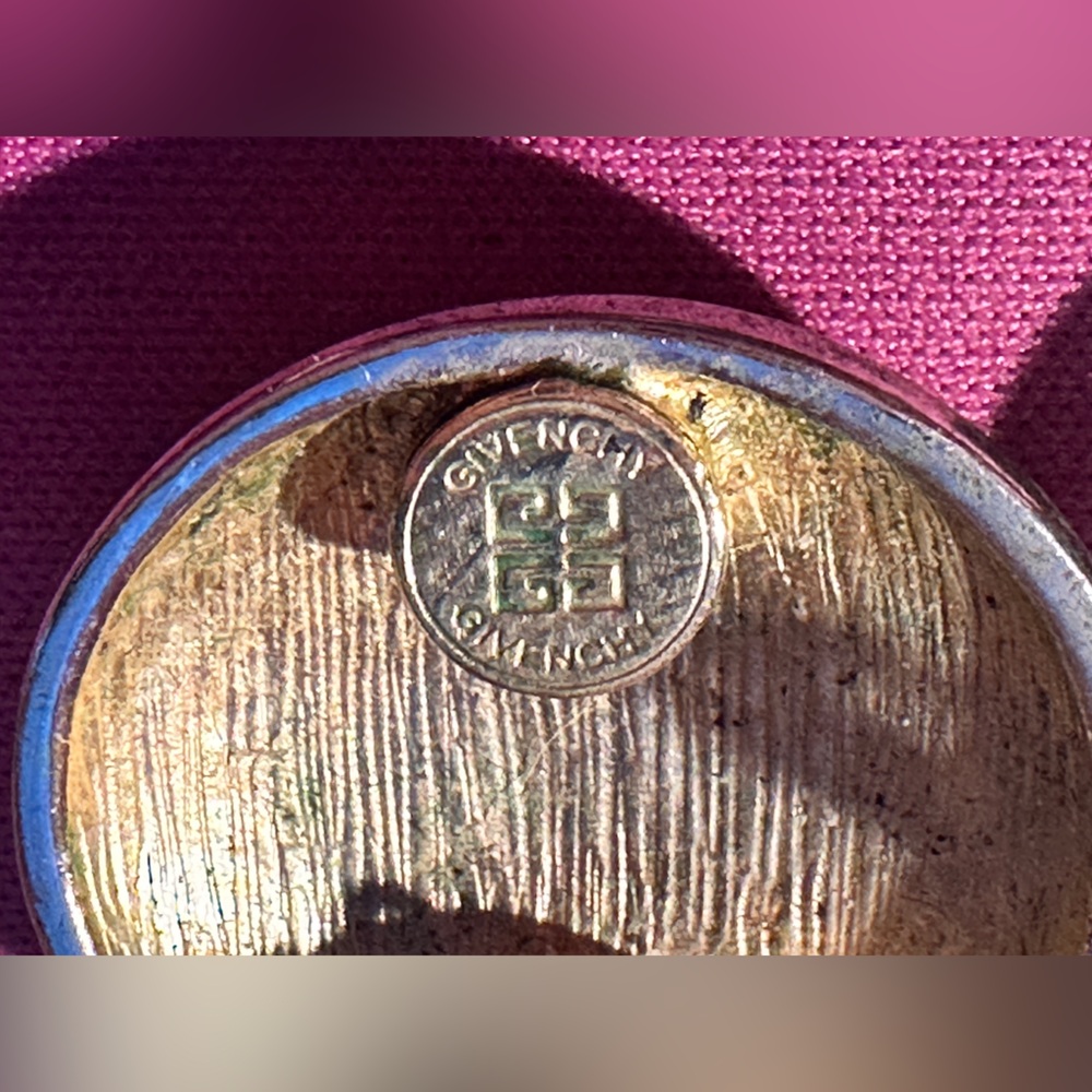 Vintage Givenchy Clip-On Earrings (GUC; Silver) - Picture 5 of 5